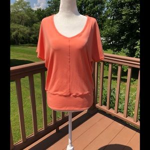 Chico’s peach/orange short sleeve top